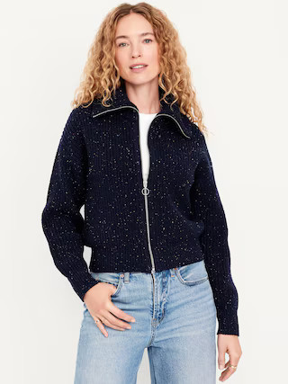 Ribbed Full-Zip Cardigan | Old Navy | Old Navy (US)