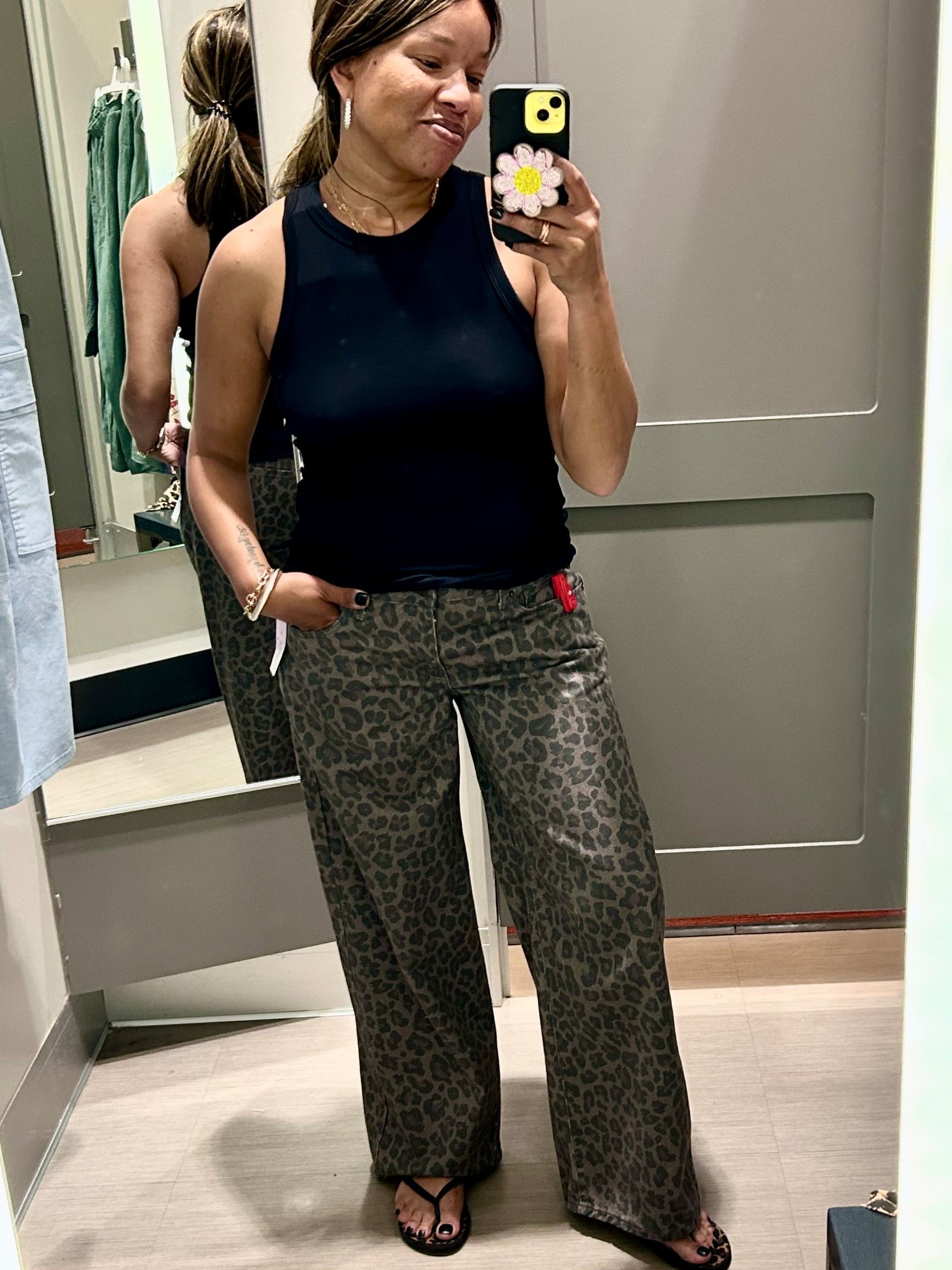 Love these leopard jeans. Fit tts.  Although I’m a high rise girl, still love these even though they sit right on your waist.  So comfy too.  Jeans only $30.  This tank is an essential for summer and only $8.  



#LTKFindsUnder50 #LTKSeasonal #LTKStyleTip