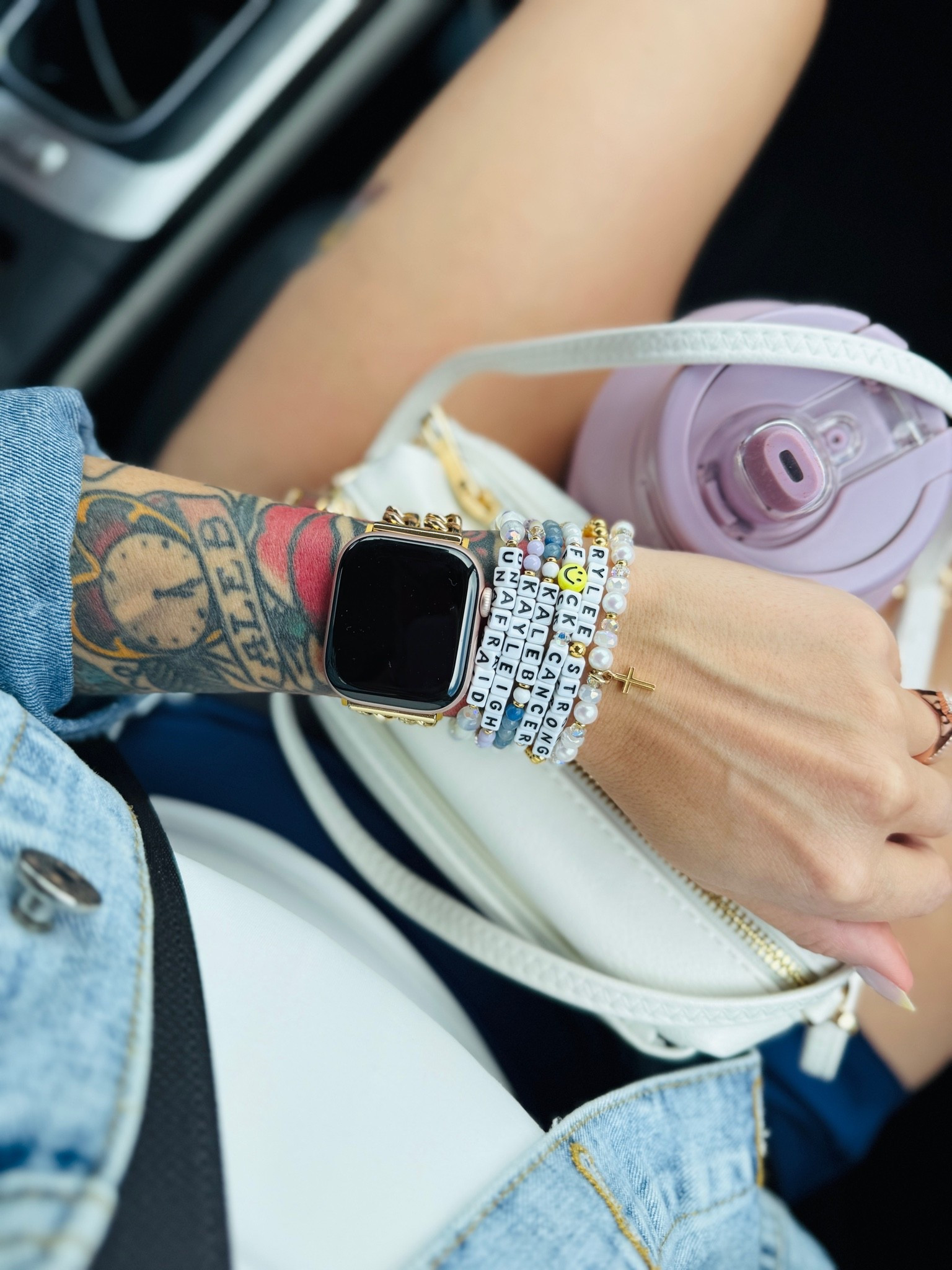 Watch band & little words bracelets

#LTKmomlife #LTKdayinmylife #LTKgrwm