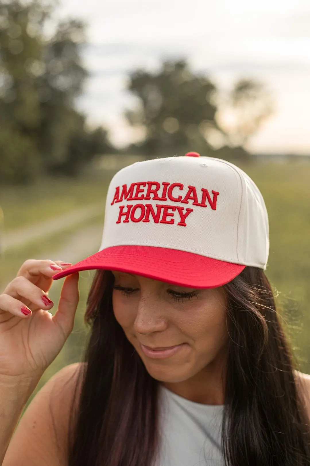 American Honey Trucker Hat, Memorial Day, USA, Trendy Hat, Red White and Blue, Forth of July Hat,... | Etsy (US)