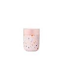W&P Porter Travel Coffee Mug with Protective Silicone Sleeve, 16 Ounce Terrazzo Blush, Reusable Cup  | Amazon (US)