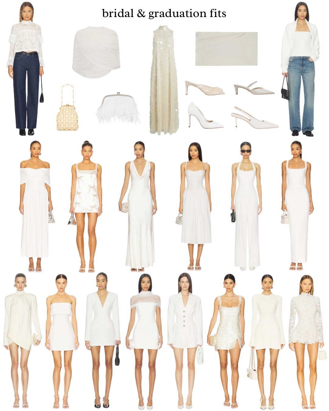 bridal & graduation outfits 

#LTKWedding #LTKSeasonal #LTKootd