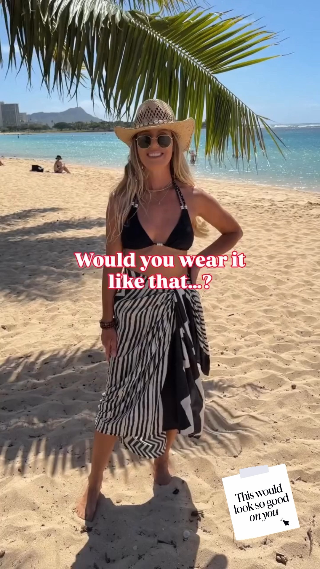 Would you wear this outfit from beach to lunch ? YES or NO ?

Bikini set 30 and I have a discount code!

Use code ISLE15 for 15% off on orders $70+ on cupshe

#pareo #vacationoutfit #resortwear

#LTKU #LTKootd #LTKSwim