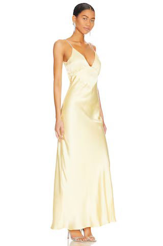 Bardot Capri Diamonte Slip Dress in Canary Yellow from Revolve.com | Revolve Clothing (Global)
