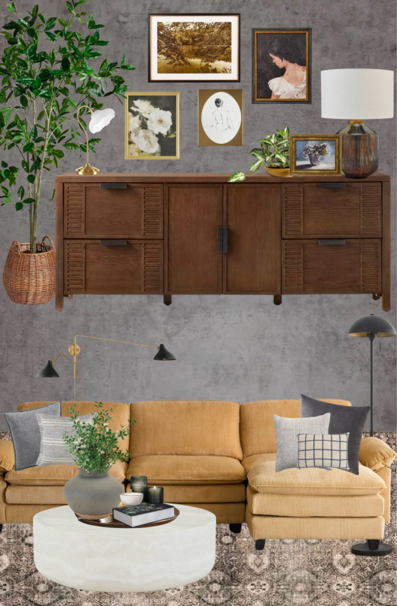Everything here is from Target or Walmart; wallpaper is from Wayfair  Really loving the Studio McGee type of moody vibes lately. Here is a living room or sitting room board. I am especially impressed by Drew Barrymore’s art and decor at Walmart. So many beautiful options! 

#LTKStyleTip #LTKFamily #LTKHome