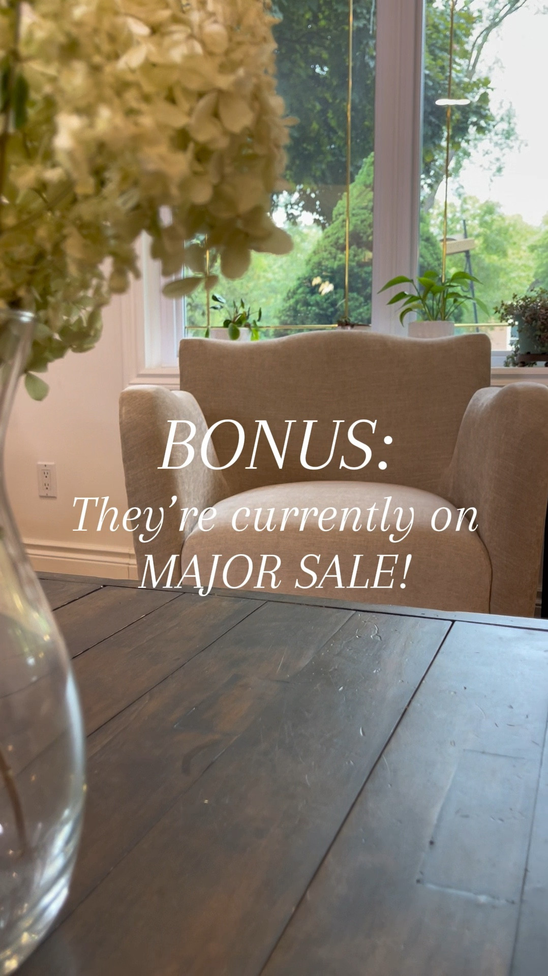 Unboxing my new living room accent chairs from the Studio McGee x Threshold Line at Target! 

After months of researching, I finally found the perfect accent chairs to “modernize” our fixer upper house and small living room! I love the organic, modern and earthy design of this wingback arm chair!

Currently on major sale at 30% off! & available in 2 neutral colours!


Living room Inspo, small living room, accent chairs, small accent chairs, neutral home Inspo, neutral accent chair, pretty and practical, boujie on a budget, boujee on a budget, target finds, affordable finds, target home, target accent chairs, studio McGee, shea mcgee, McGee and co, threshold, target 

#LTKSaleAlert #LTKVideo #LTKHome