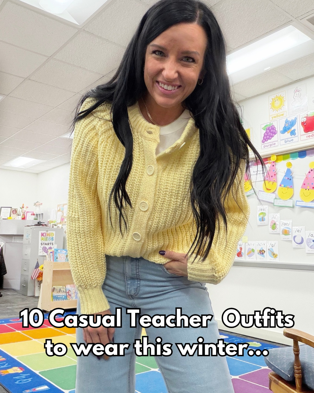 10 casual teacher outfits to wear this winter in cold weather! Favorite pieces from Walmart, Target, Amazon, Loft, and Etsy!

Size info: I’m 5’5” and usually wear size 4/27 and small. I’m in my normal size S or 4 in the yellow cardigan, Walmart jeans, cropped jeans, Brown button pullover, Tunic sweater, Faux leather leggings, Barrel Overalls, Amazon brown vest, Denim shirt, Loft slim flares, AE skinny jeans and AE flare jeans, Walmart camo pants, Etsy 100th day sweatshirt, and Walmart boucle jacket. I sized up to a M in the olive green Amazon cardigan.


Teacher outfit ideas, winter outfits, casual workwear, January outfit ideas, what I wore to teach kindergarten, elementary school teacher, jeans outfit 

#LTKSaleAlert #LTKWorkwear #LTKOver40