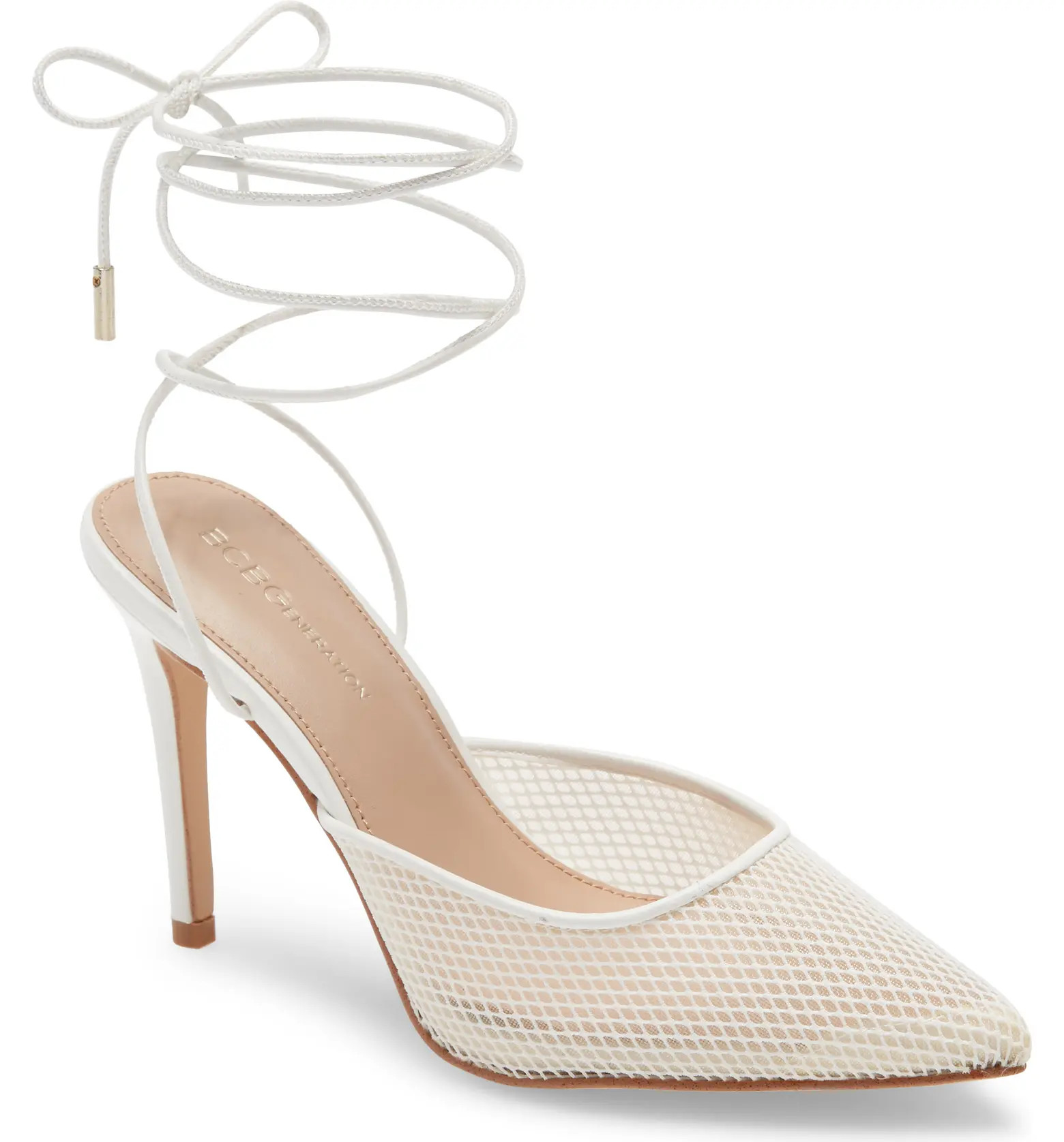 Hendri Ankle Tie Pointed Toe Pump (Women) | Nordstrom