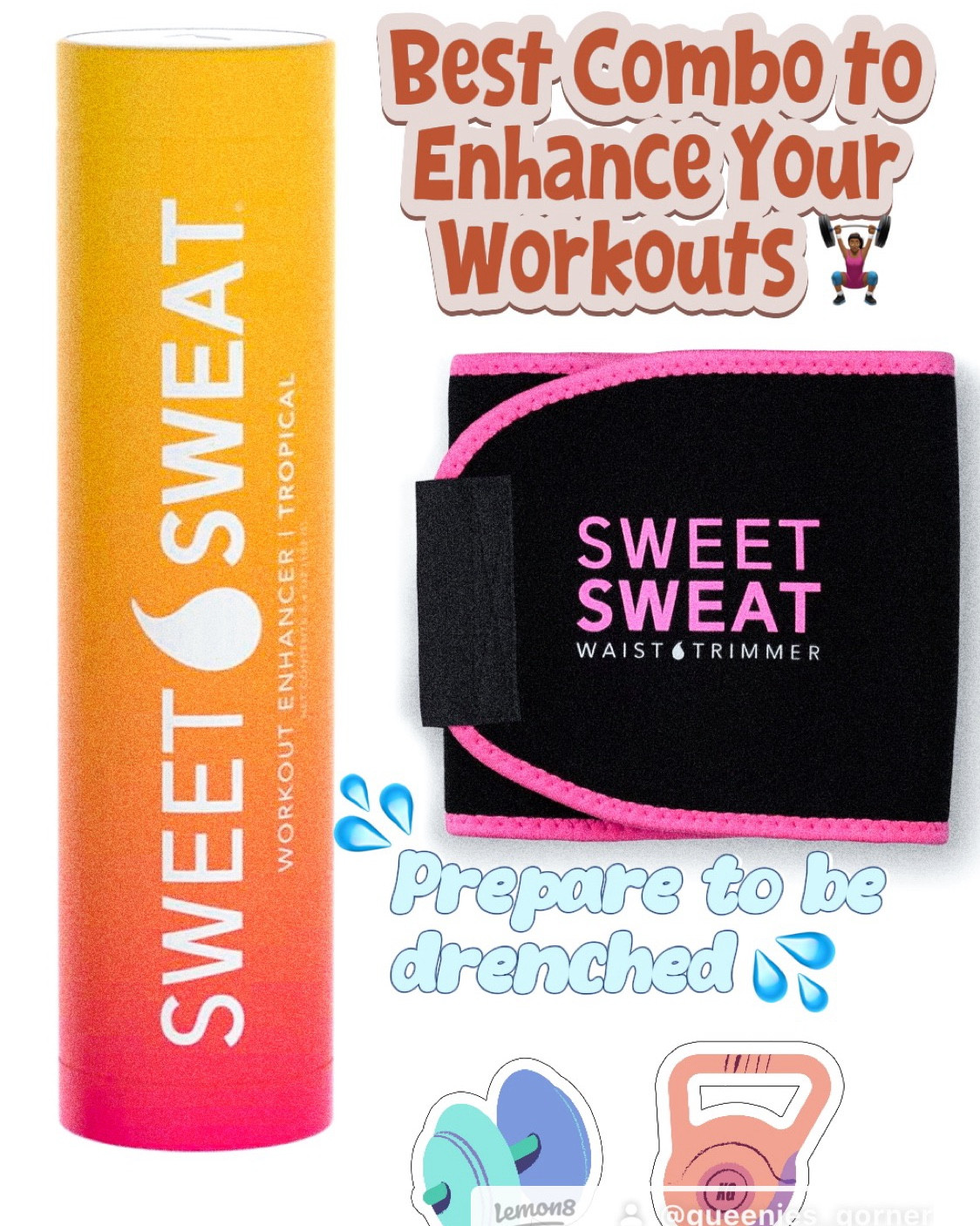 If you’re on a fitness journey like me and want something to help you sweat more and lose extra inches off that waist, try these two products! This combo will have you drenched💦 after your workout. Even if you just wear this combo while cleaning up around the house, you will be sweating like crazy afterwards!
I added some cheaper alternatives as well  

#LTKActive #LTKFindsUnder50 #LTKPlusSize