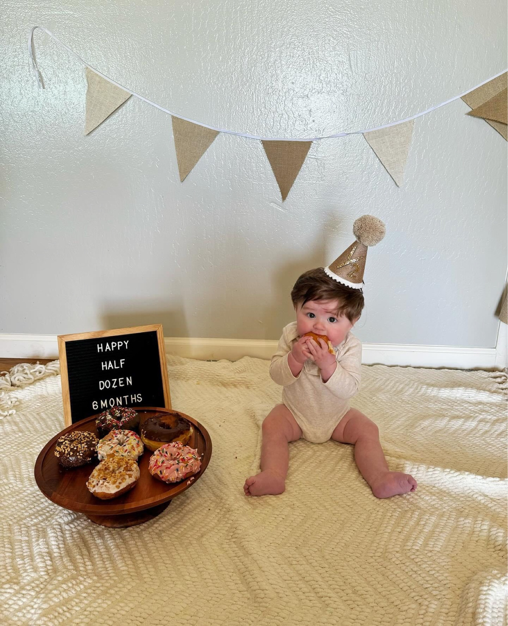 6 month birthday photoshoot! Happy Half Dozen! Check out this list 1/2 birthday  from colbeytomasello https://www.amazon.com/shop/colbeytomasello/list/387Y2HAINN5Q1?ref_=cm_sw_r_apin_aipsflist_aipsfcolbeytomasello_2YFG5ENS8EYRSHD9VCQV&language=en_US

#LTKfamily #LTKbaby #LTKkids