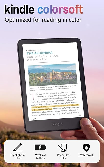 Amazon Kindle Colorsoft 16 GB (newest model) – With color display that brings covers and conten... | Amazon (US)