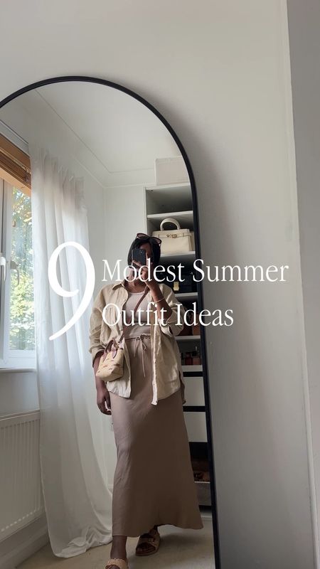 Modest summer outfit ideas for you to try this summer #ltksummer #linenskirt #linenshirt #summeroutfit #maxiskirt #sandals #minimalstyle

#LTKstyletip #LTKFind #LTKSeasonal