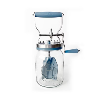 Henning Lee Manual Glass Butter Churner with Jar, 32 ounce | Target