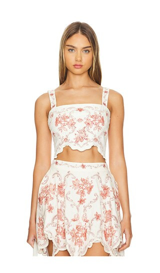 Luciana Cropped Top in Multicolor | Revolve Clothing (Global)
