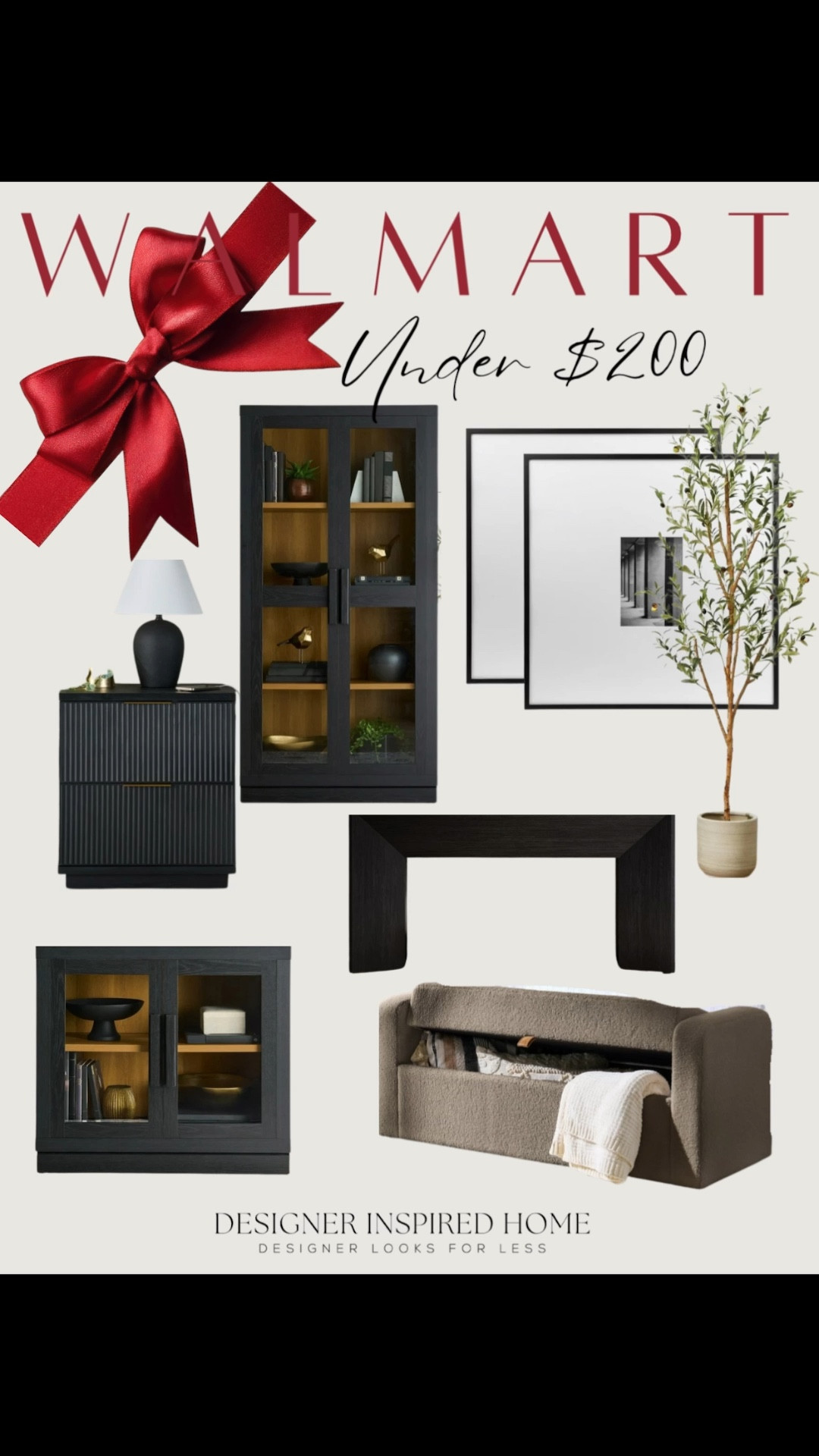 Walmart furniture and decor finds under $200

#LTKHome
