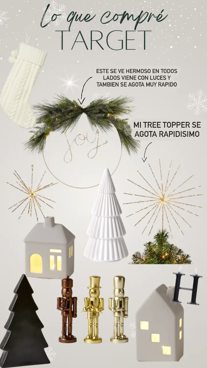 Target Christmas decor✨🤍 lo que compre en target para decorar de navidad

#LTKSeasonal #LTKhome
