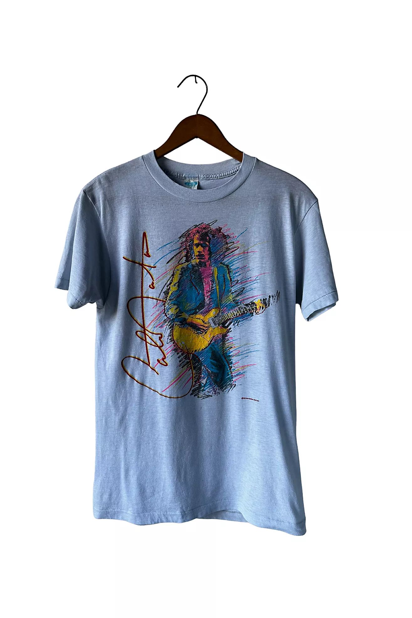 Vintage 1980's Carlos Santana Concert Tour T-shirt Selected by Vintage Warrior | Free People (Global - UK&FR Excluded)