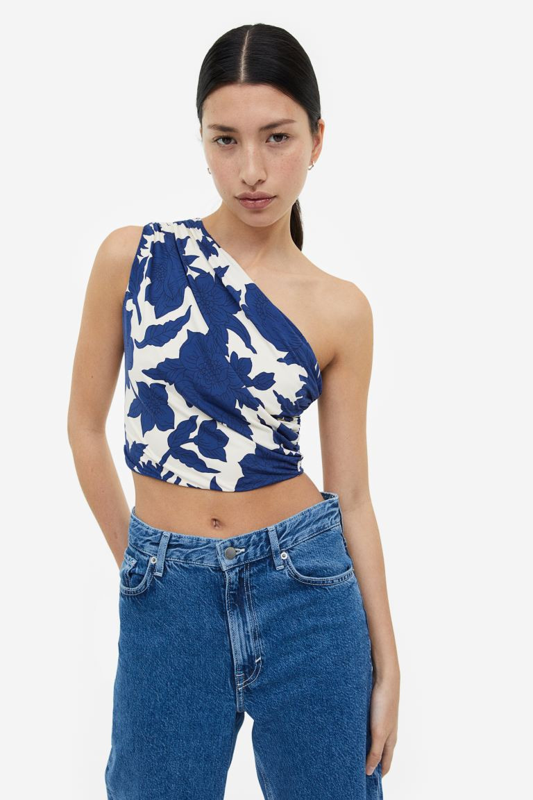 Gathered One-shoulder Top | H&M (US + CA)