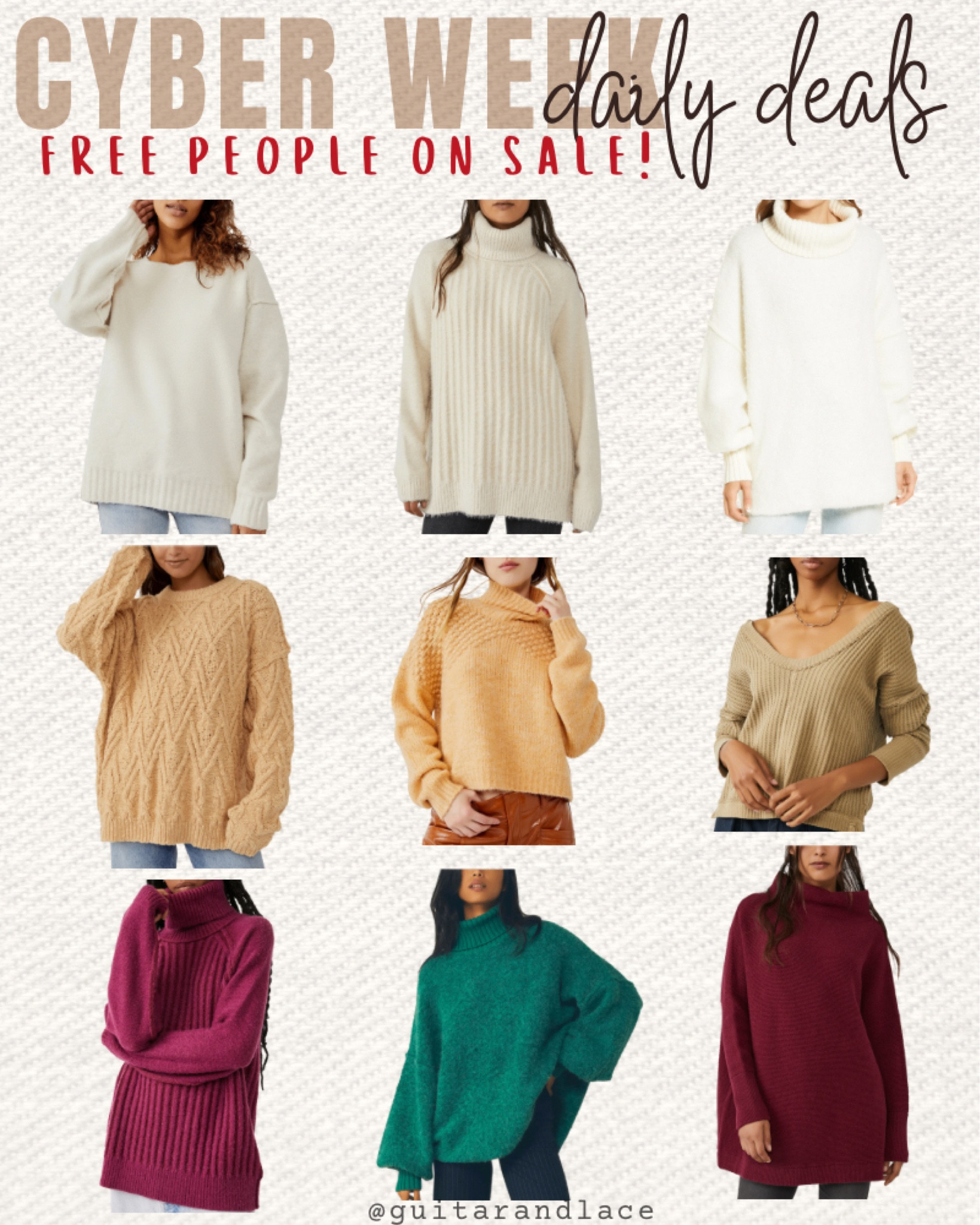 Free people sweater. Oversized sweater. Sweater sale. 

#LTKHoliday #LTKGiftGuide #LTKSeasonal