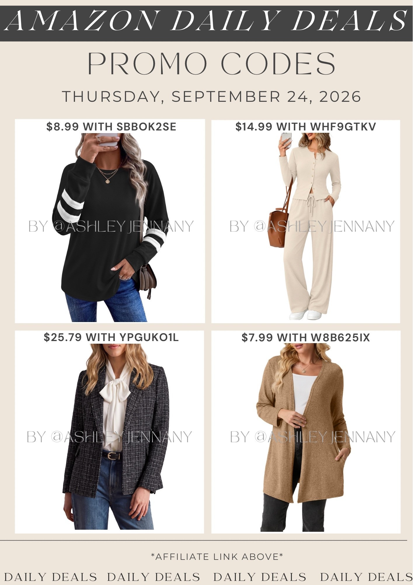 Amazon deals

#LTKSaleAlert #LTKMidsize #LTKSeasonal