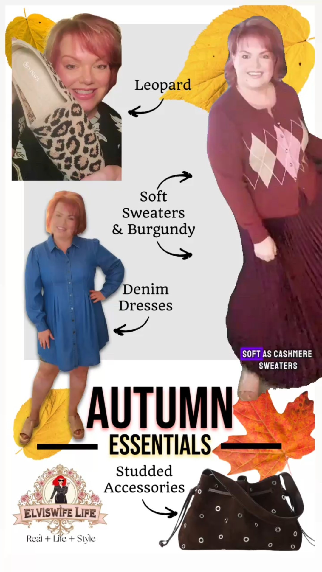 What do you NEED this fall? A denim dress, anything burgundy, leopard, studded accessories, and of course a super soft sweater. Bonus points for combinations of the above! Be sure to sneak in some suede boots and purses, too!

These are great for work wear, teachers outfits, elevated casual,  date night…

#LTKPlusSize #LTKStyleTip #LTKSeasonal