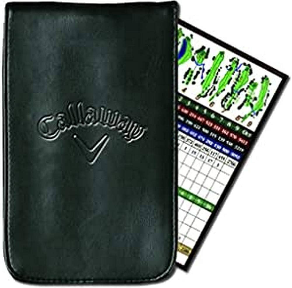 Callaway Leather Golf Scorecard Holder, Black, 7" x 4.25" | Amazon (US)