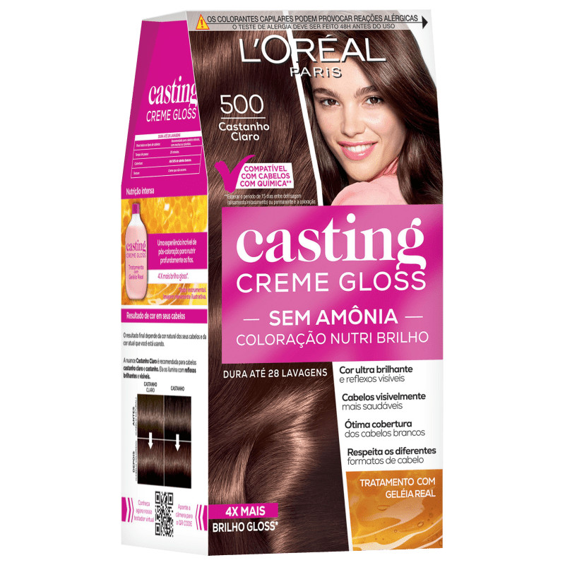 Casting Creme Gloss 500 Castanho Claro
        
            
                 - Tonalizante | Beleza Na Web (BR)