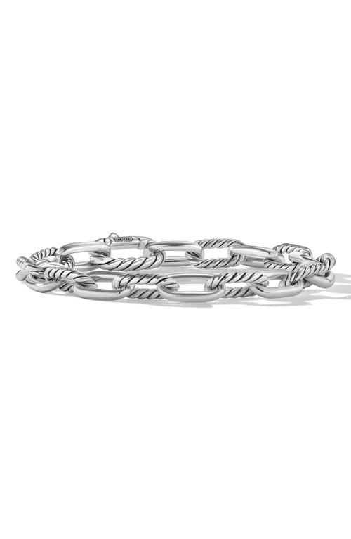 David Yurman Madison® 85mm Link Bracelet in Sterling Silver at Nordstrom, Size Medium | Nordstrom