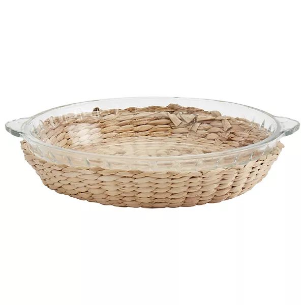 Dolly Parton Glass Pie Plate with Wicker Basket | Kohl's