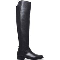 Kg Kurt Geiger Varsity leather over-the-knee boots, Women's, Size: EUR 37 / 4 UK WOMEN, Black | Selfridges