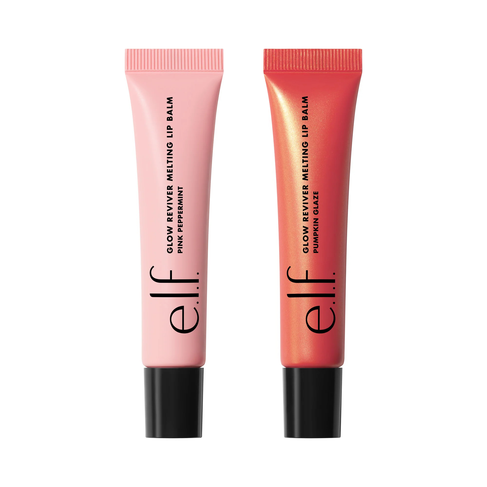 Glow Reviver Flavor Balm Duo: Pumpkin Glaze + Pink Peppermint | e.l.f. Cosmetics | e.l.f. cosmetics (US)