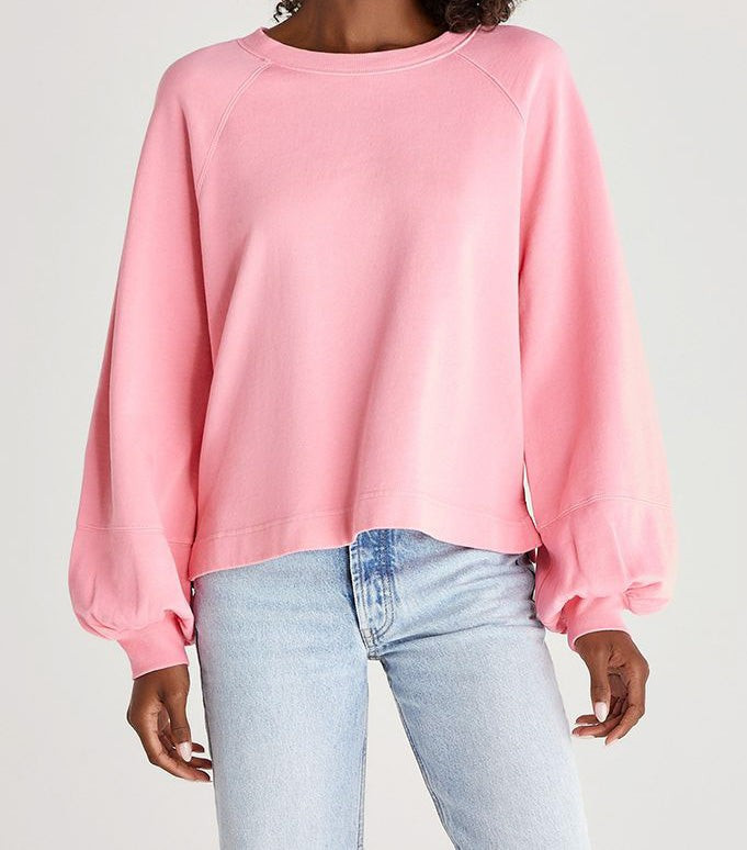 z supply blythe washed sweatshirt - 2 colors | Rivers & Roads Boutique