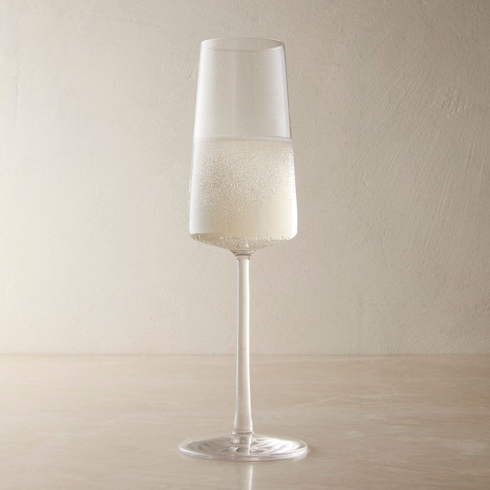 Horizon Lead-Free Crystal Champagne Flute Sets | West Elm (US)