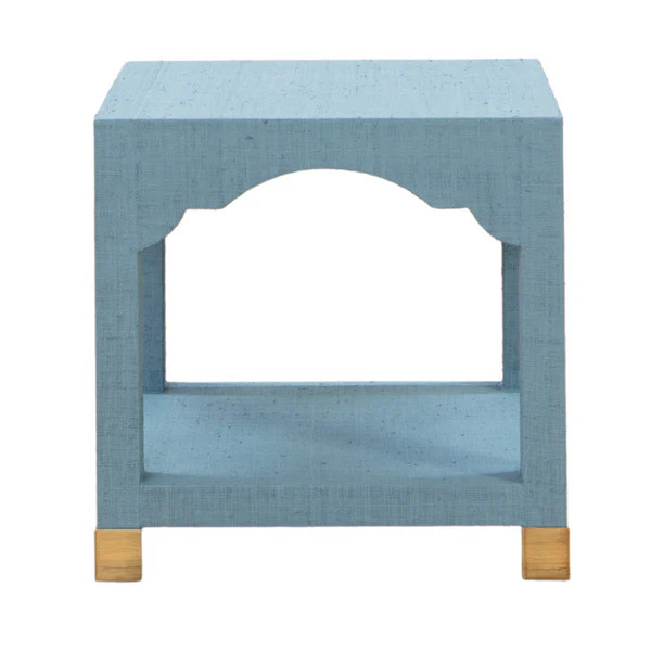 Marrakech Grasscloth Accent Table | Society Social