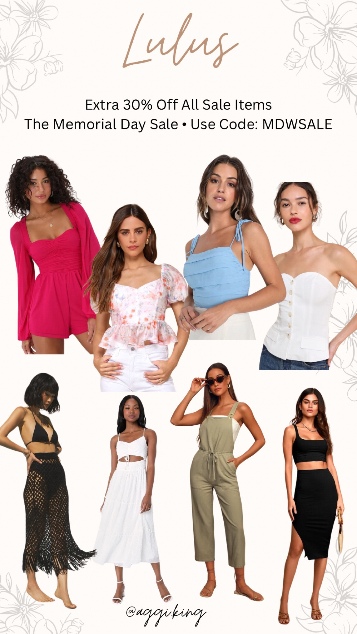 MD sale 
Extra 30% off select sale items 

#lulus

#LTKSaleAlert #LTKSeasonal #LTKStyleTip