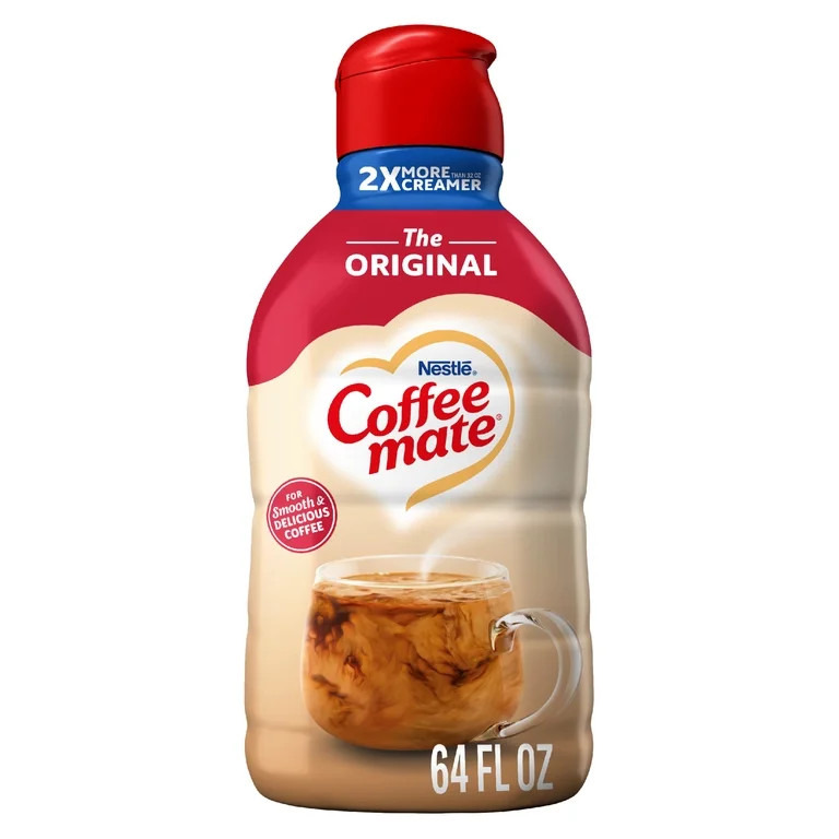 Coffee mate Original Liquid Non-Dairy Coffee Creamer, 64 fl oz | Walmart (US)