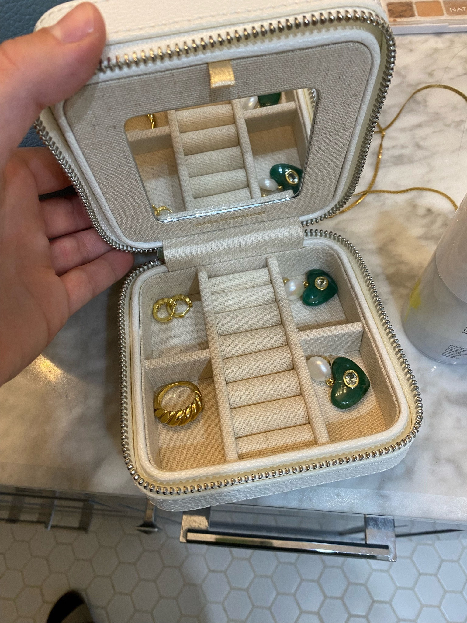 Travel jewelry case. It can be monogrammed. 

#LTKSeasonal #LTKGiftGuide #LTKHolidaySale