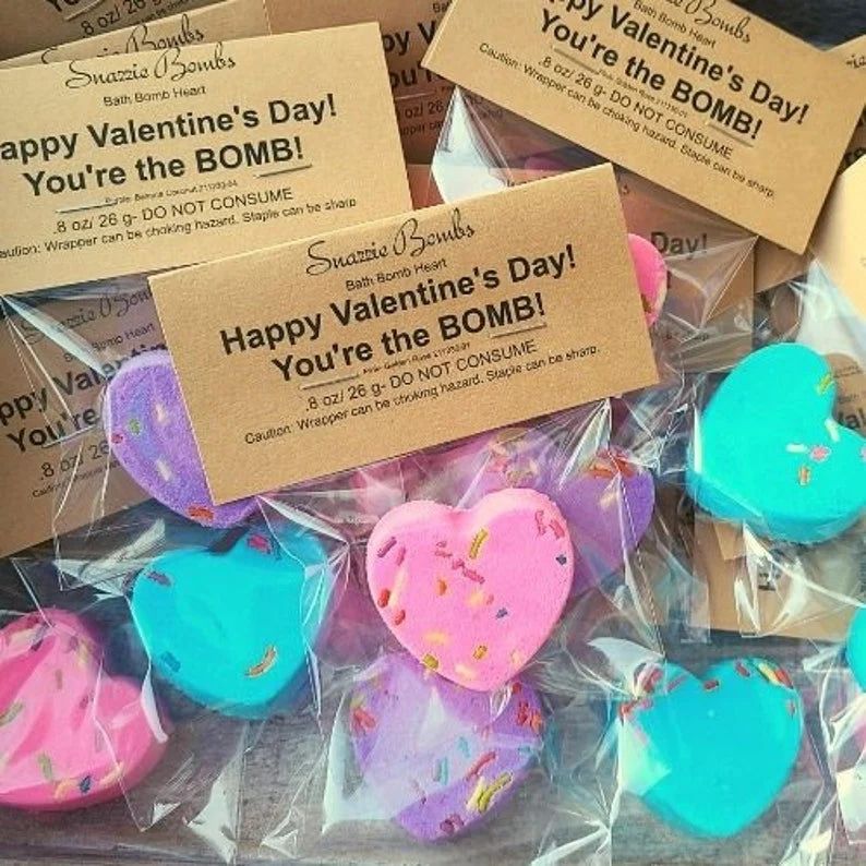 Valentine Bath Bombs Class Valentines Classroom Valentines | Etsy | Etsy (US)