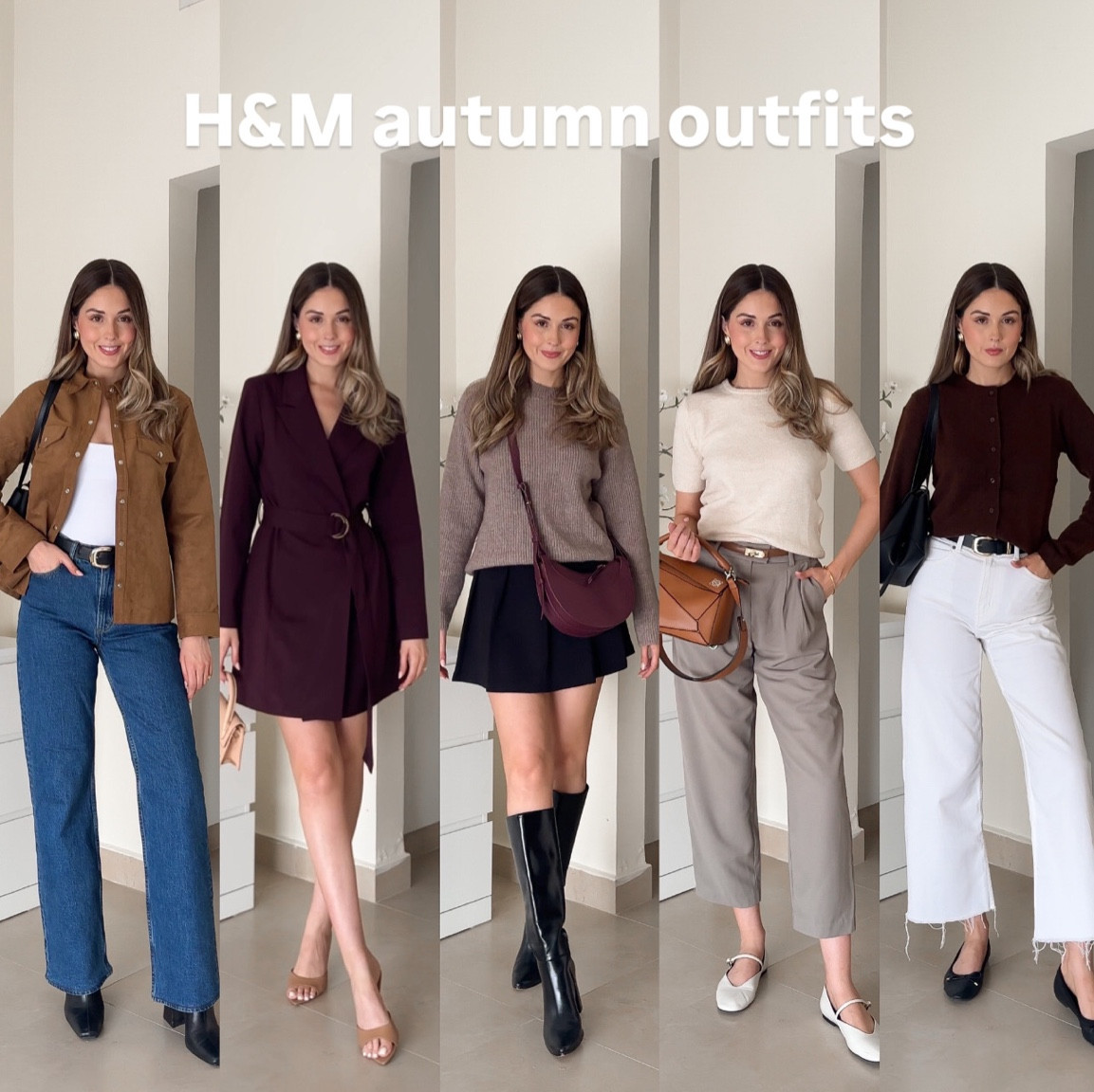 I wear a size S in everything but wish I sized up in the suede shirt & beige long sleeve jumper x

#LTKautumn #LTKuk #LTKworkwear