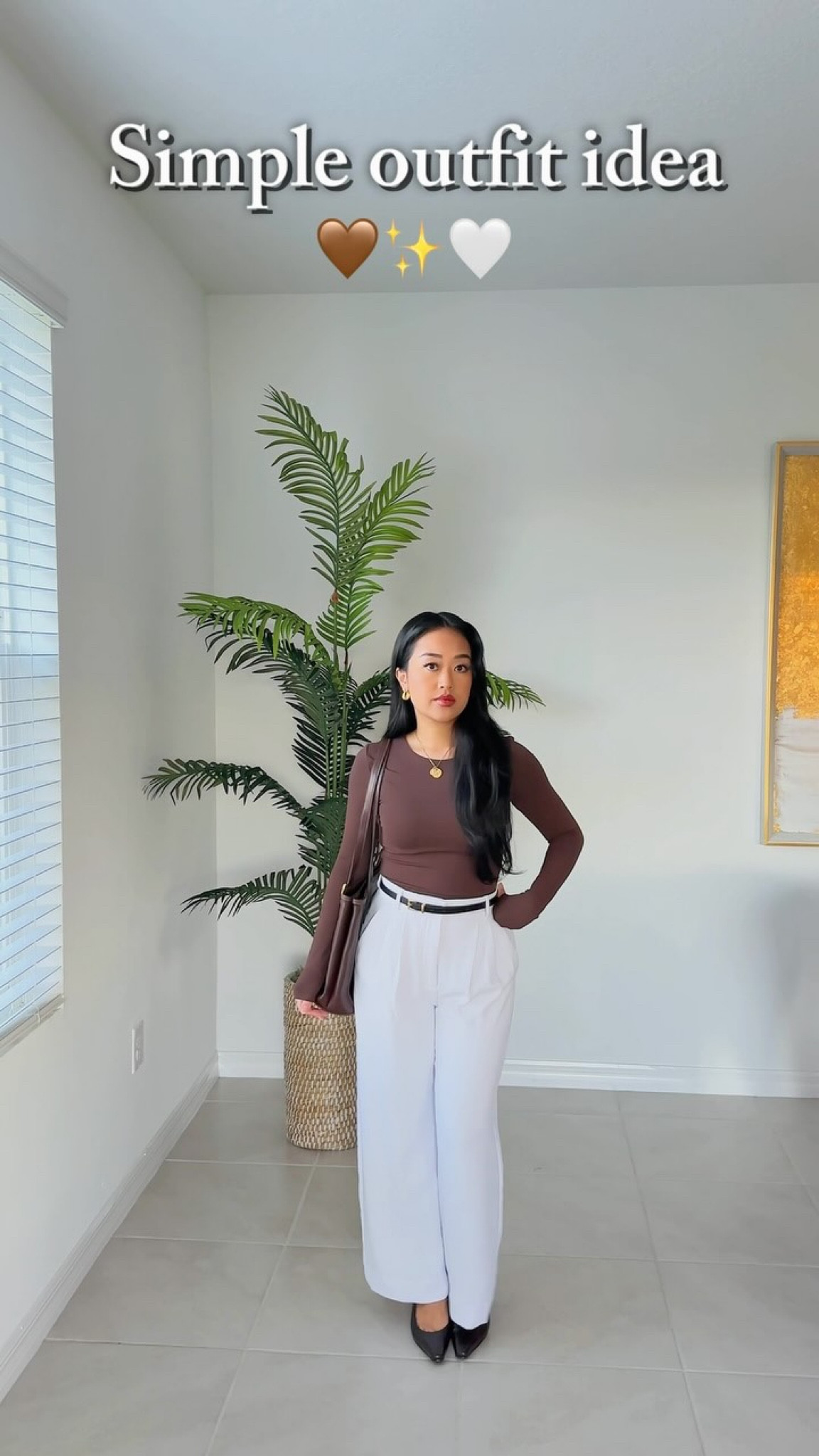 Can never go wrong with throwing some neutrals together ✨
Top: @aritzia (can’t find it but linked the white version of it) 
Pants: @abercrombie (these are petite but I had to get it hemmed) 
Shoes: thrifted
Purse: thrifted 

#petitefashion #abercrombiepetite #aritzia #outfitideas #LTKpetite #LTKpetitefashion 

#LTKWatchNow #LTKStyleTip #LTKWorkwear