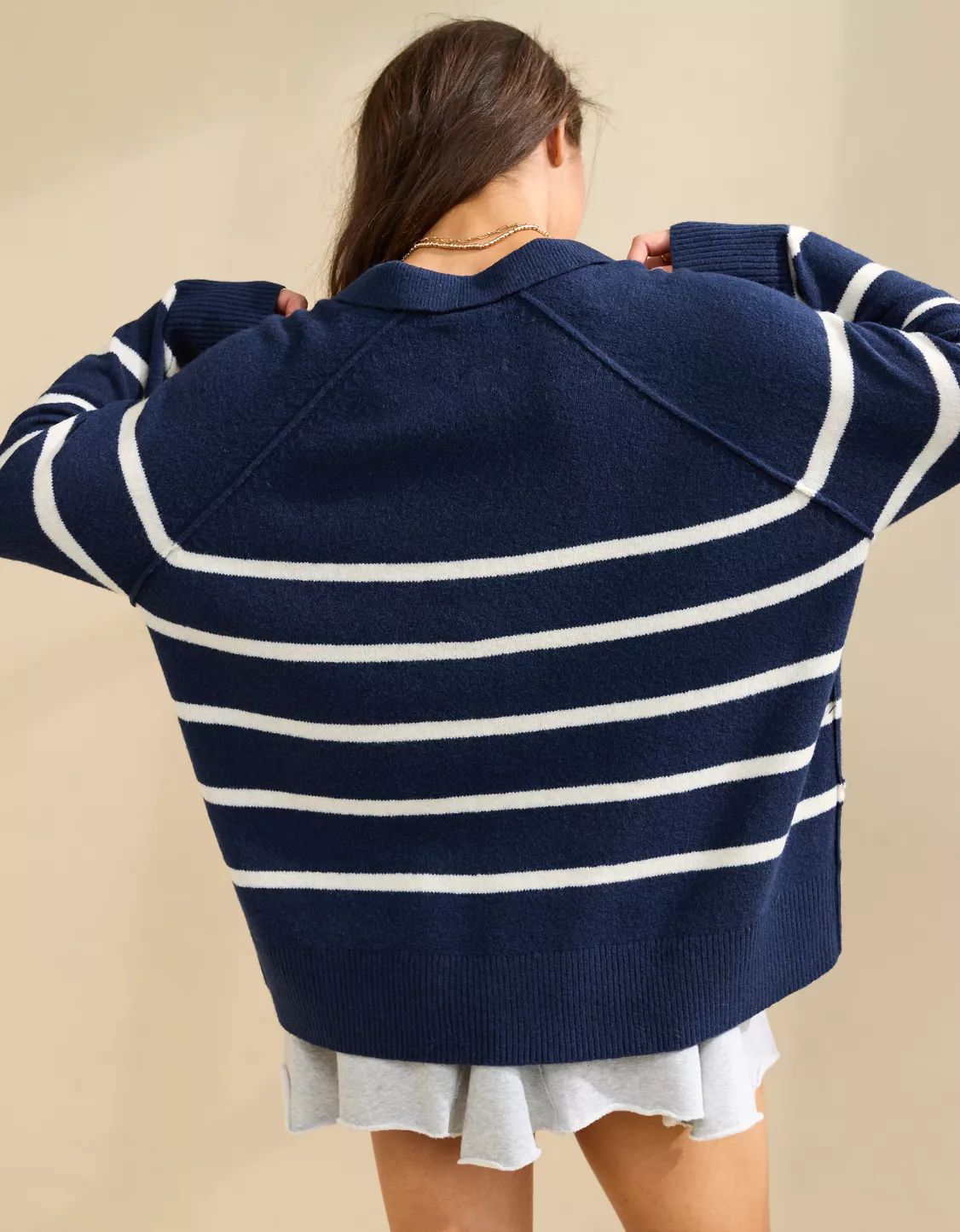 Aerie Unreal Polo Sweater | American Eagle Outfitters (US & CA)