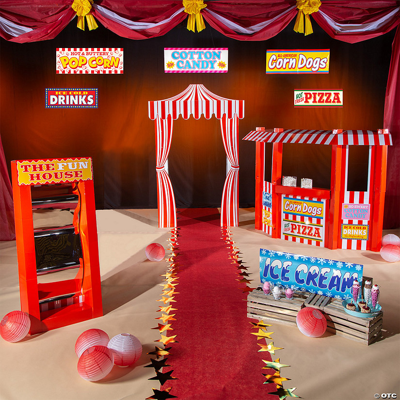 Carnival Big Top Grand Decorating Kit - 10 Pc. | Oriental Trading Company