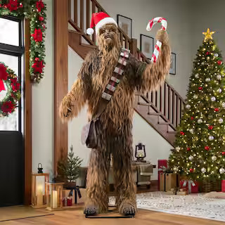 7.5 ft. Animated Chewbacca™ | The Home Depot