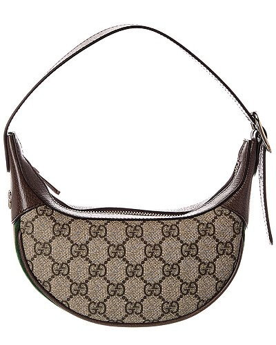 Ophidia Small GG Supreme Canvas & Leather Hobo Bag | Gilt & Gilt City