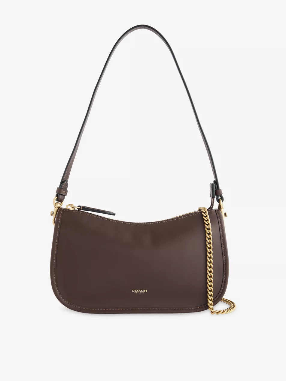 Waverly Structured Leather Shoulder Bag | Selfridges