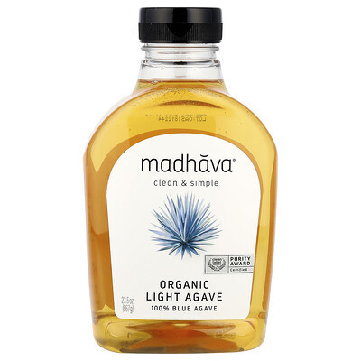 Madhava, Organic Light Agave, 23.5 oz (667 g) | iHerb