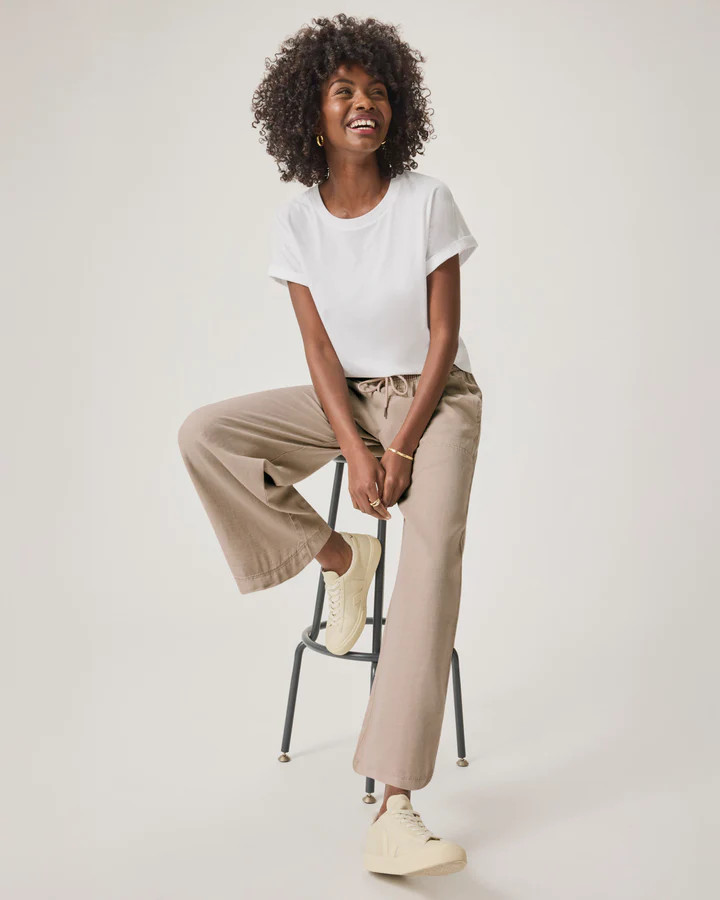 Angie Crop Wide Leg Pant | Splendid
