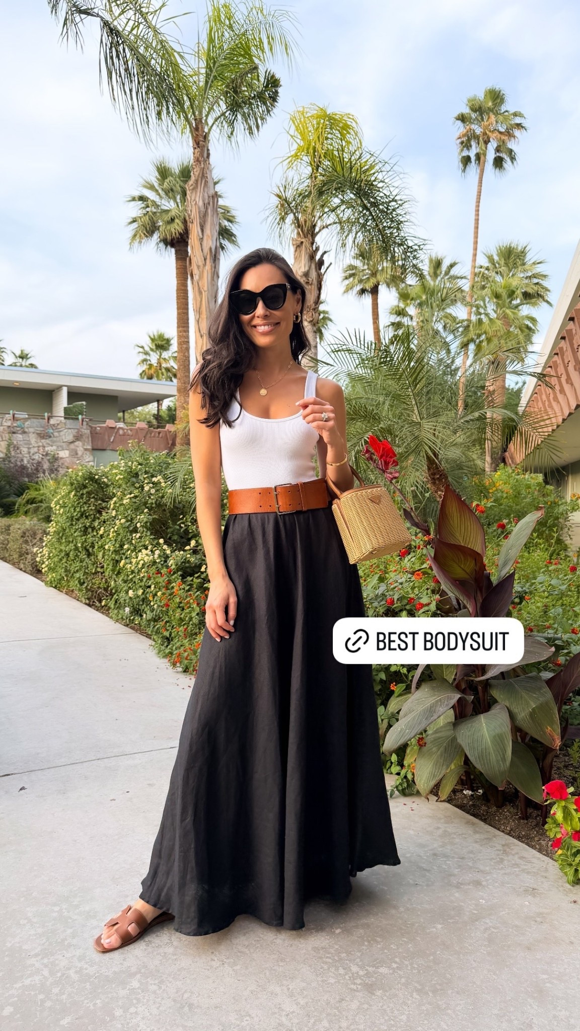 Spring outfit, belt is old, skirt is Faithfull similar below! 

#LTKstorytime #LTKootd #LTKdayinmylife