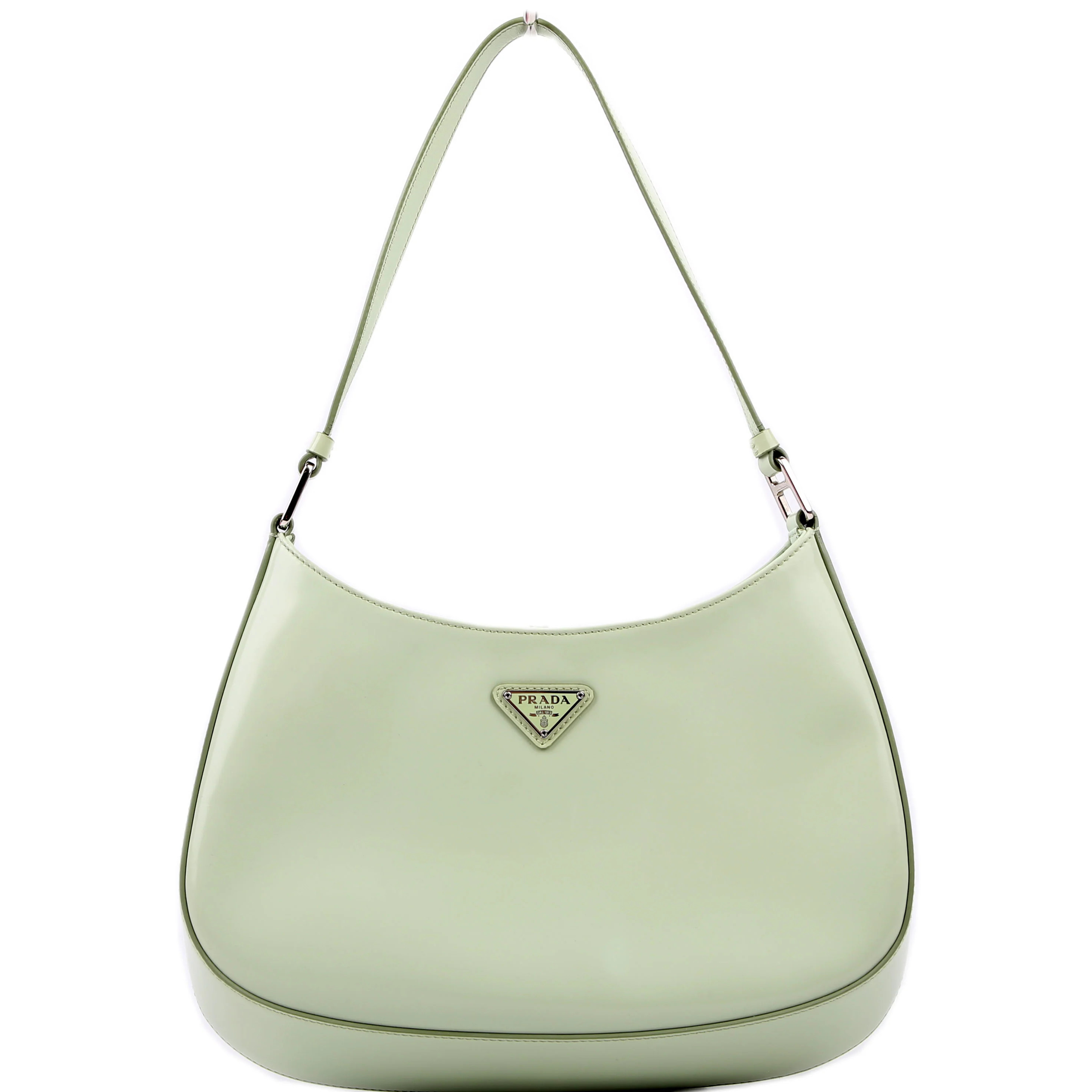 1BC156 Cleo Patent Leather Green | Keeks Designer Handbags