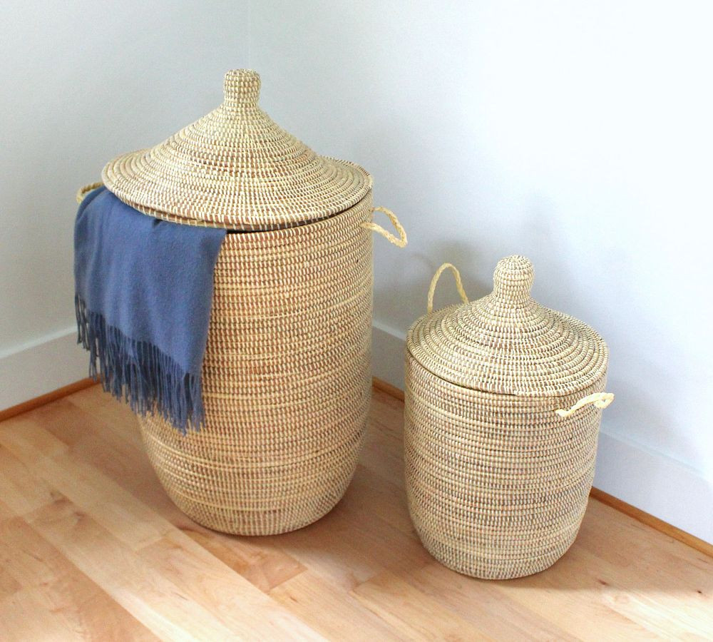 Tilda Natural Woven Hamper | Pottery Barn (US)